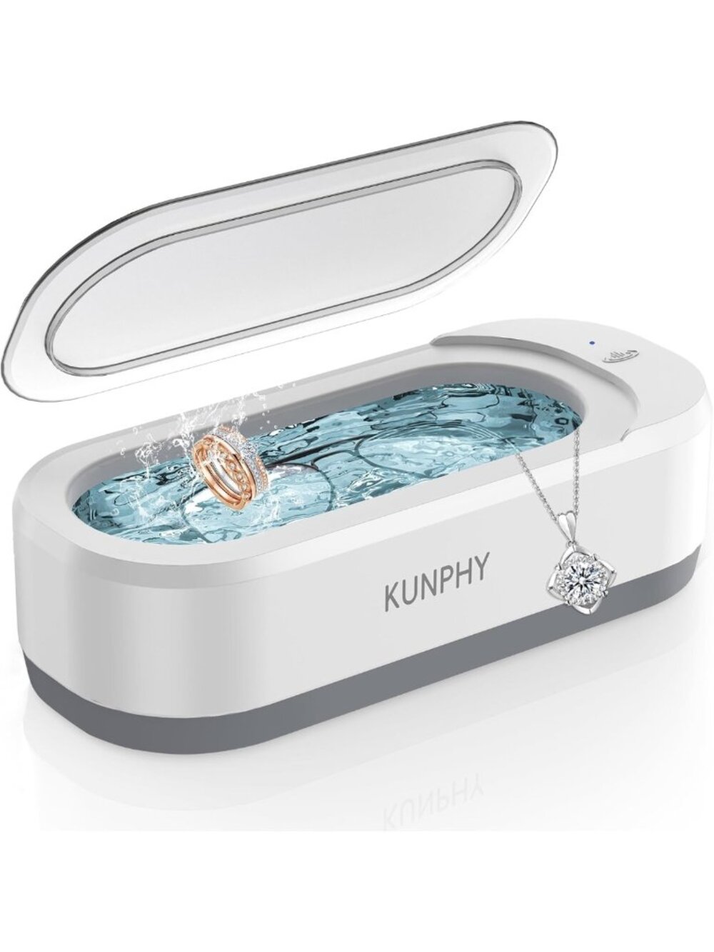 Ultrasonic Jewelry Cleaner 46kHz - Powerful, Compact, and Effective Cleaning